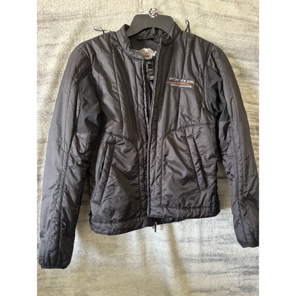 Harley-Davidson Women's FXRG Black Leather Riding Jacket SMALL - Picture 14 of 16
